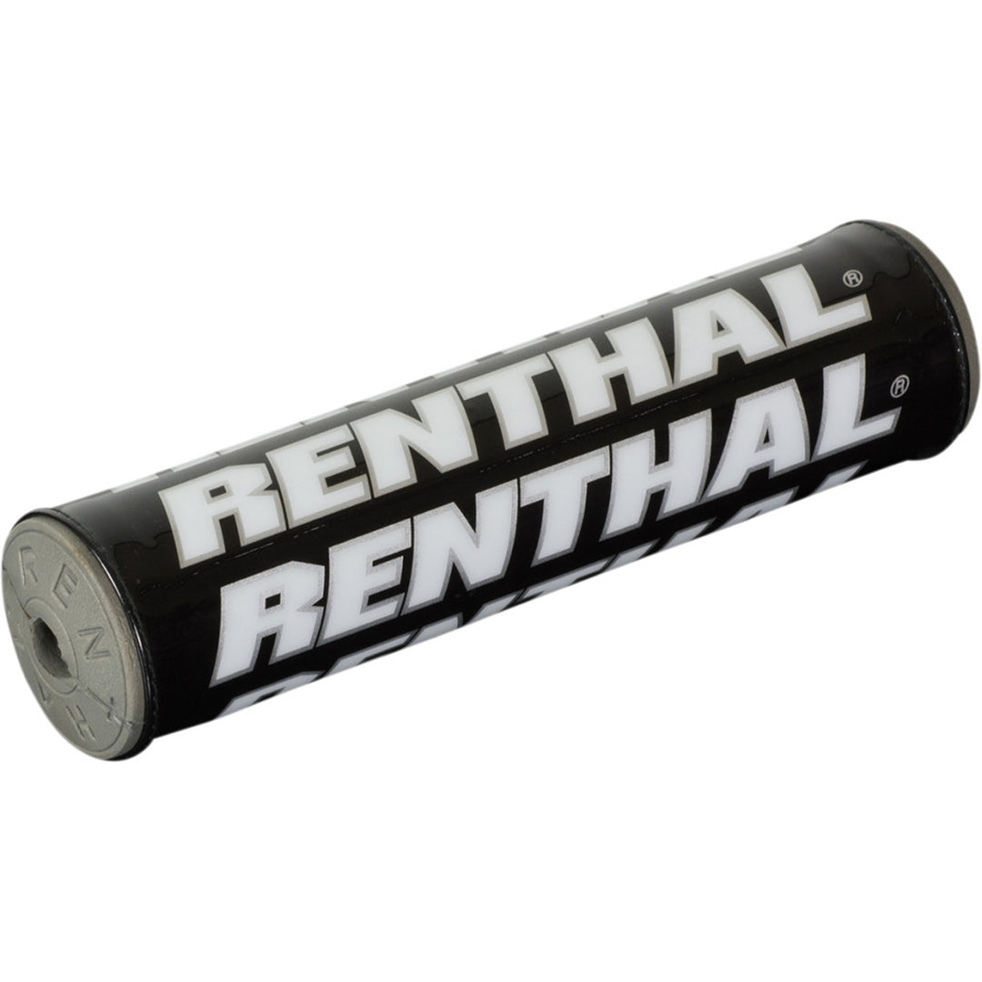 Renthal SX Crossbar Pad - Mini 7" Black - Angled Front View