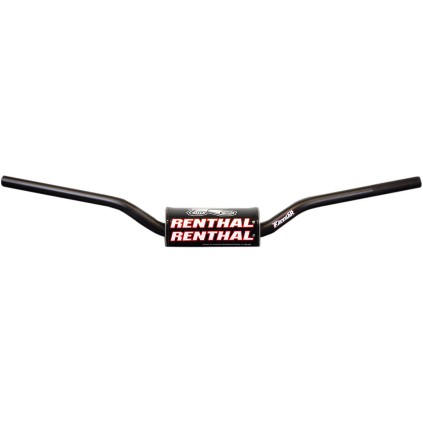 Renthal Fatbar Handlebars - CRF Black - Front View