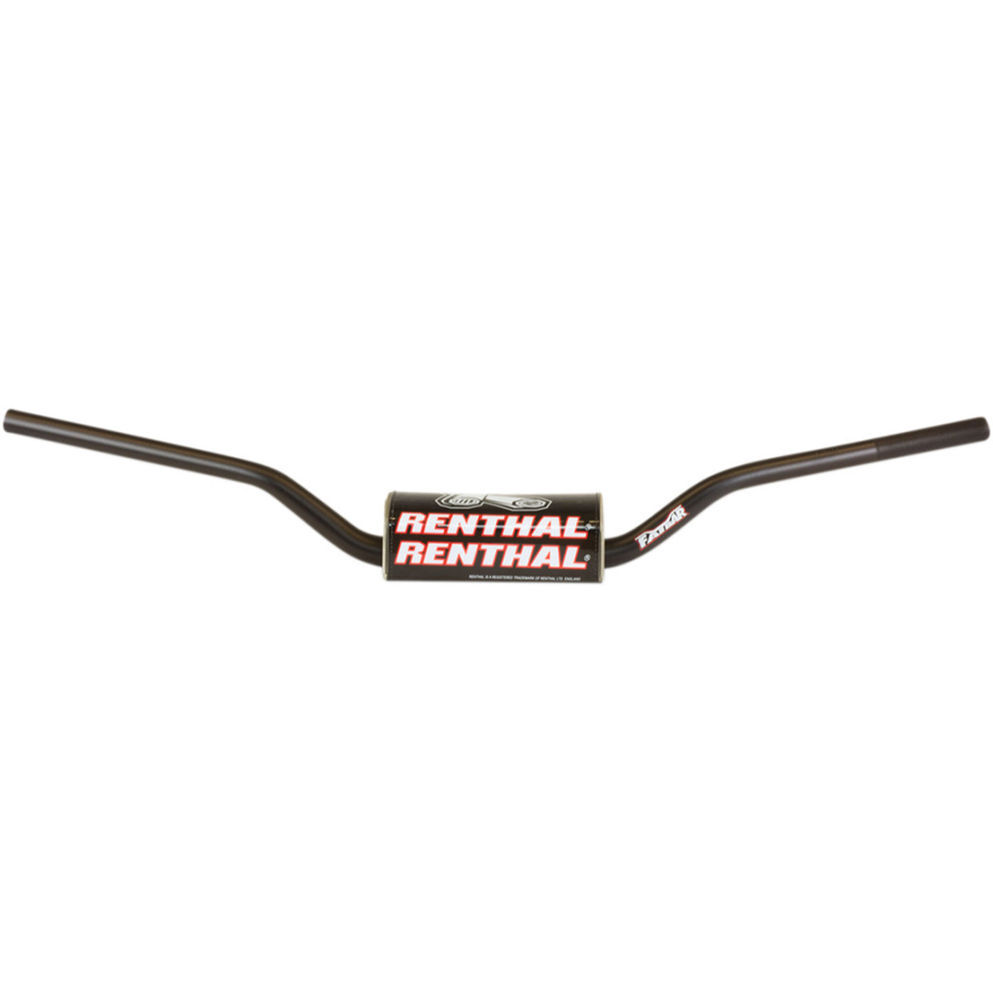 Renthal Fatbar Handlebars - Ricky Johnson/CR High/KTM Enduro Black - Front View