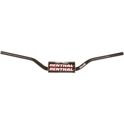 Renthal Fatbar Handlebars - Ricky Johnson/CR High/KTM Enduro Black - Front View