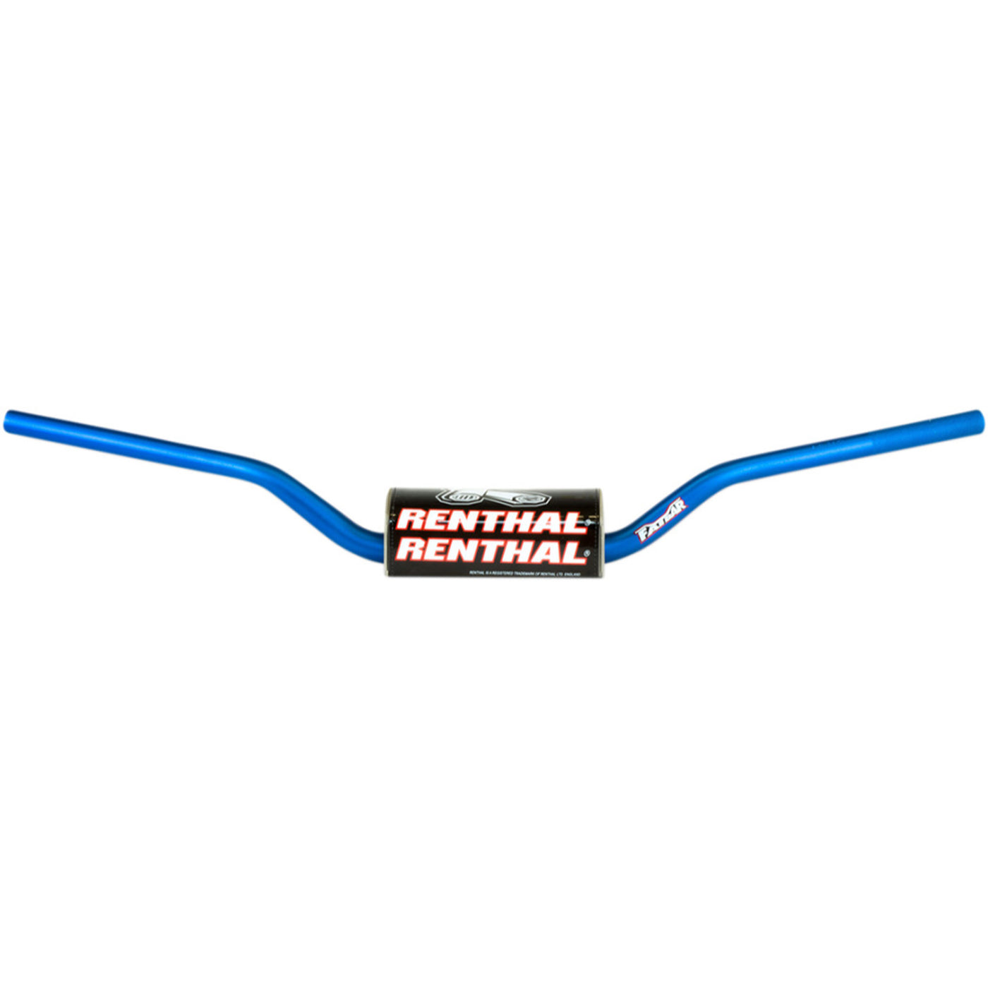 Renthal Fatbar Handlebars - Ricky Johnson/CR High/KTM Enduro Blue - Front View