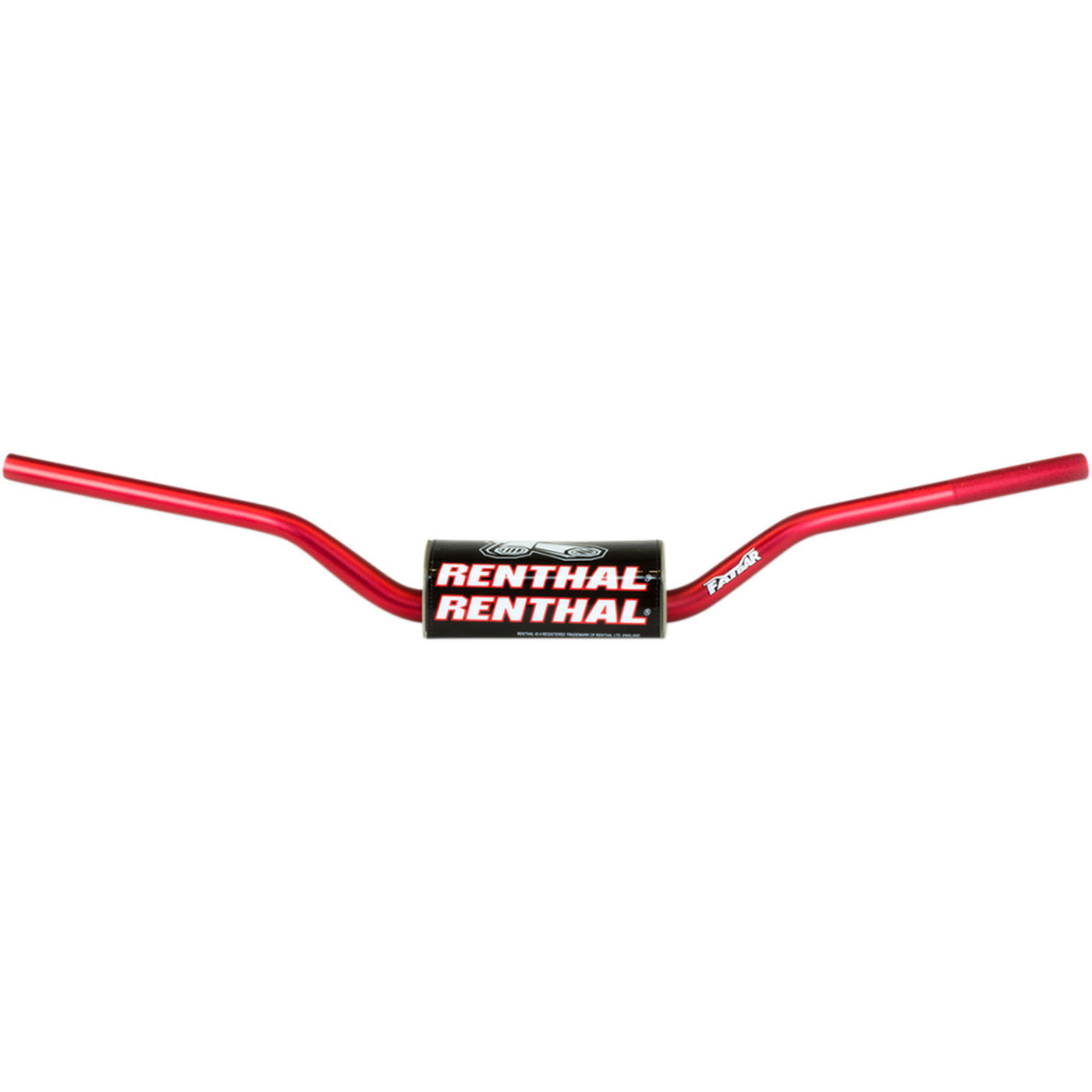 Renthal Fatbar Handlebars - RC High Red - Front View