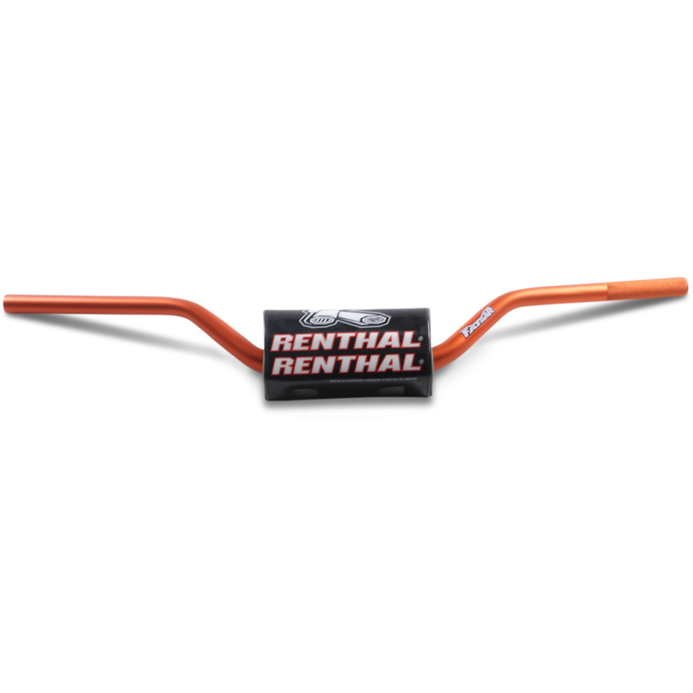 Renthal Fatbar Handlebars - RC Mini/85cc Orange - Front View