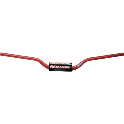 Renthal Fatbar Handlebars - Trials 100 Bou/Lampkin Red - Front View