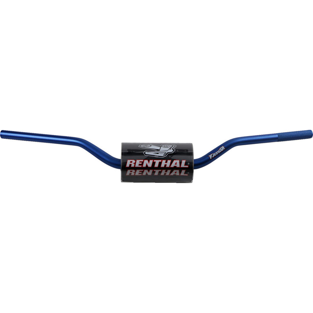 Renthal Fatbar Handlebars - YZ/YZF Blue - Front View