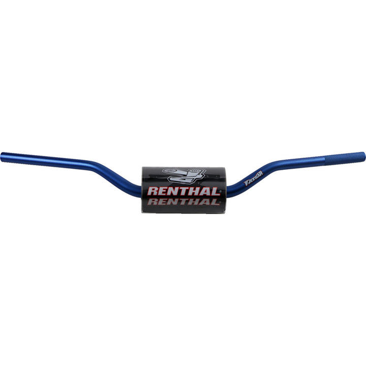 Renthal Fatbar Handlebars - YZ/YZF Blue - Front View