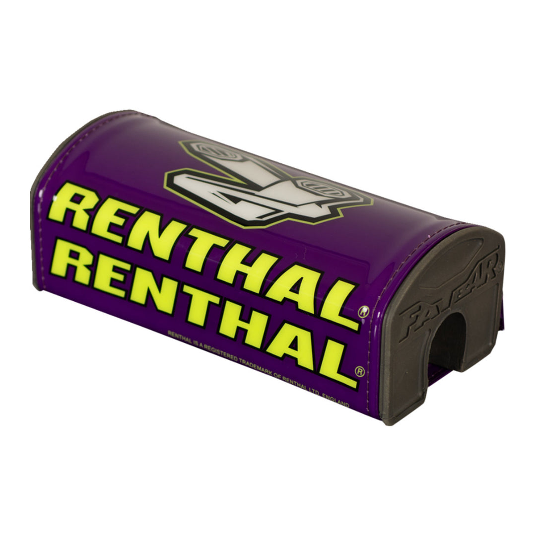 Renthal Fatbar Pads - Limited Edition Purple - Angled Front View
