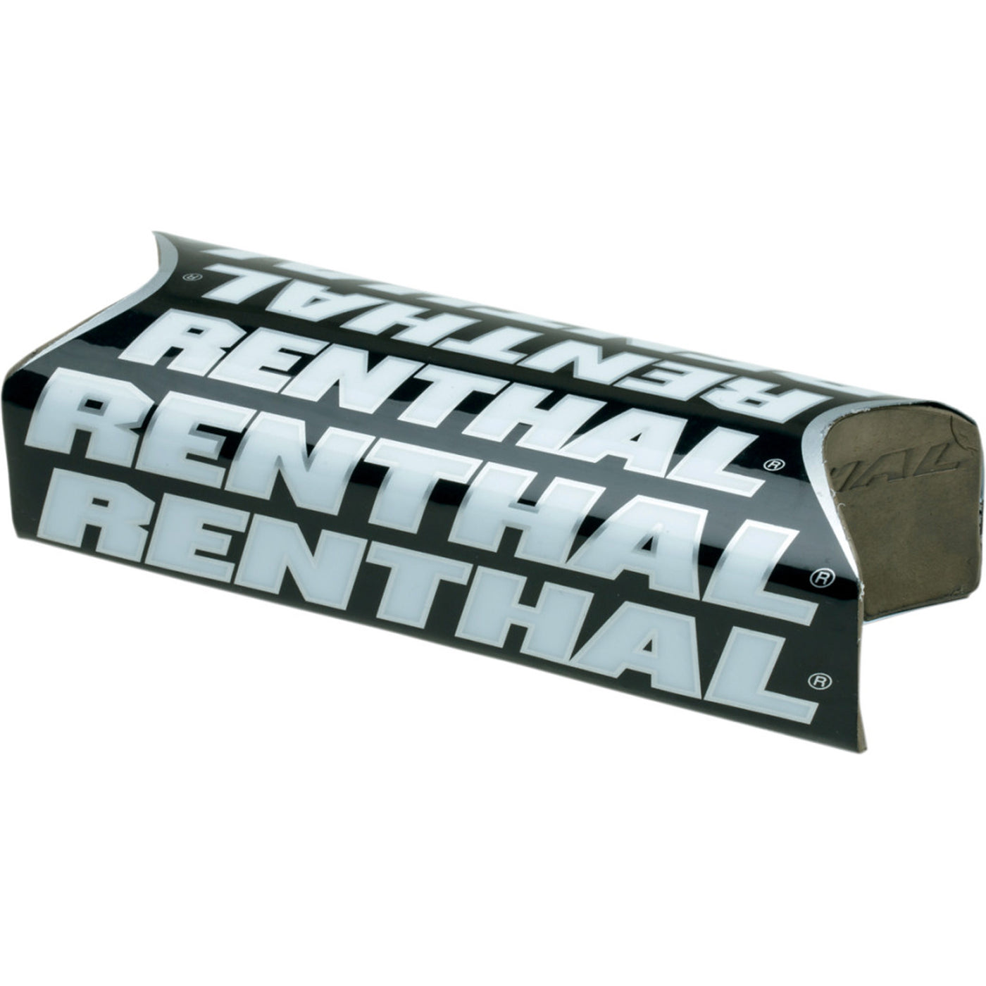 Renthal Team Issue Fatbar Pads Black - Angled Front View