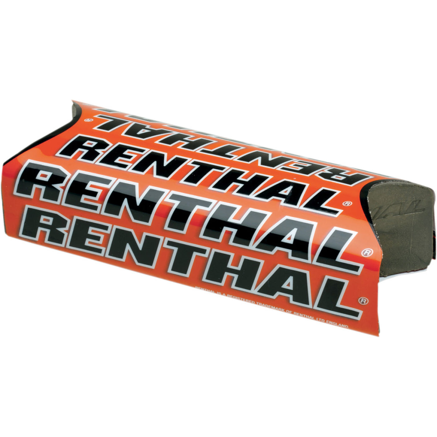 Renthal Team Issue Fatbar Pads Orange - Angled Front View