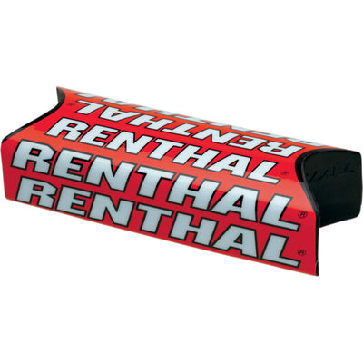 Renthal Team Issue Fatbar Pads Red - Angled Front View