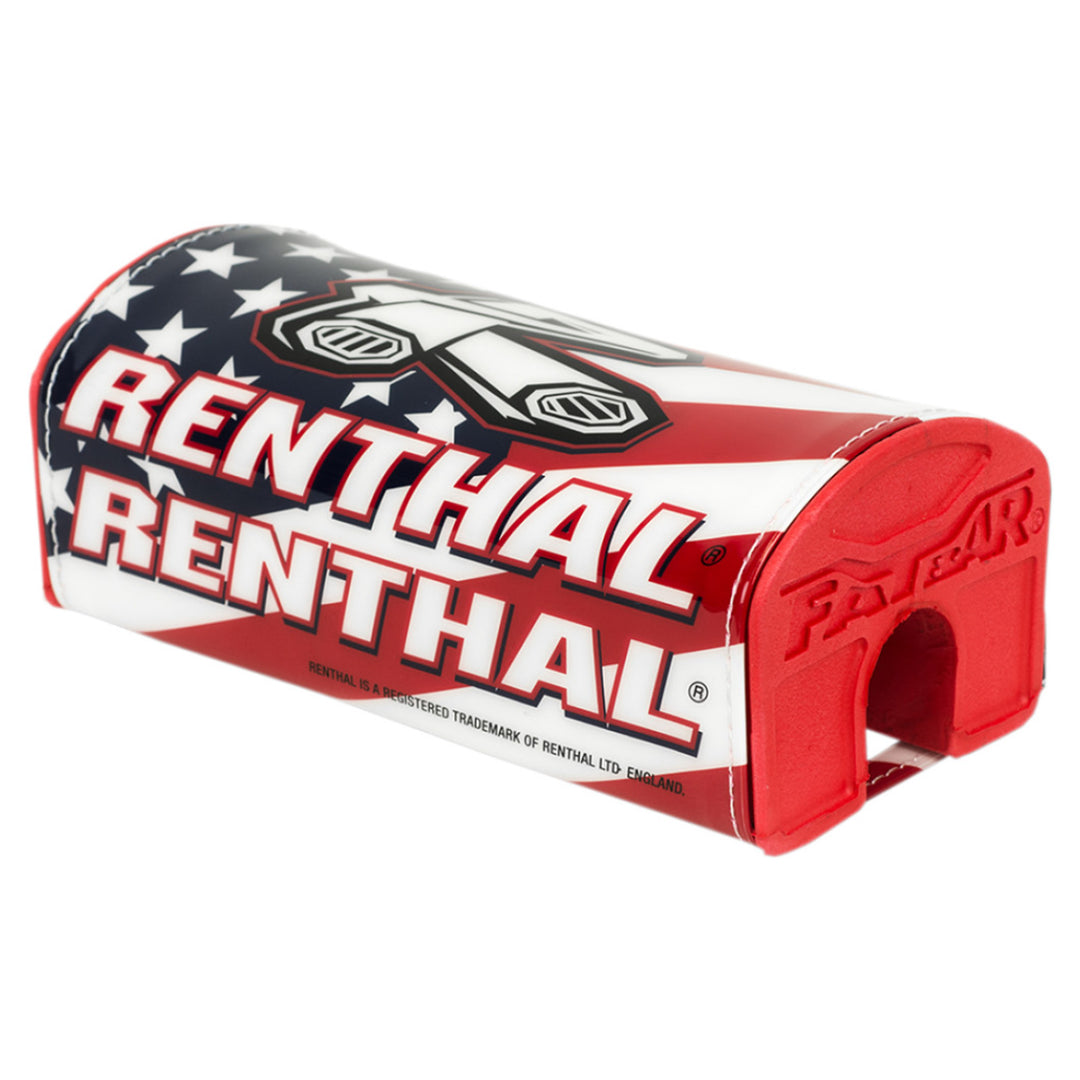 Renthal Fatbar Pads USA Flag - Angled Top View