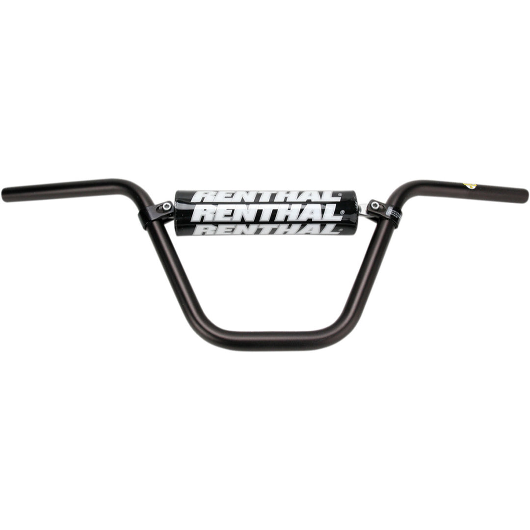 Renthal 7/8" Handlebars - 50cc Playbike Black - Front View