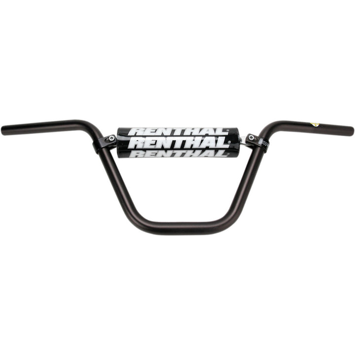 Renthal 7/8" Handlebars - 50cc Playbike Black - Front View