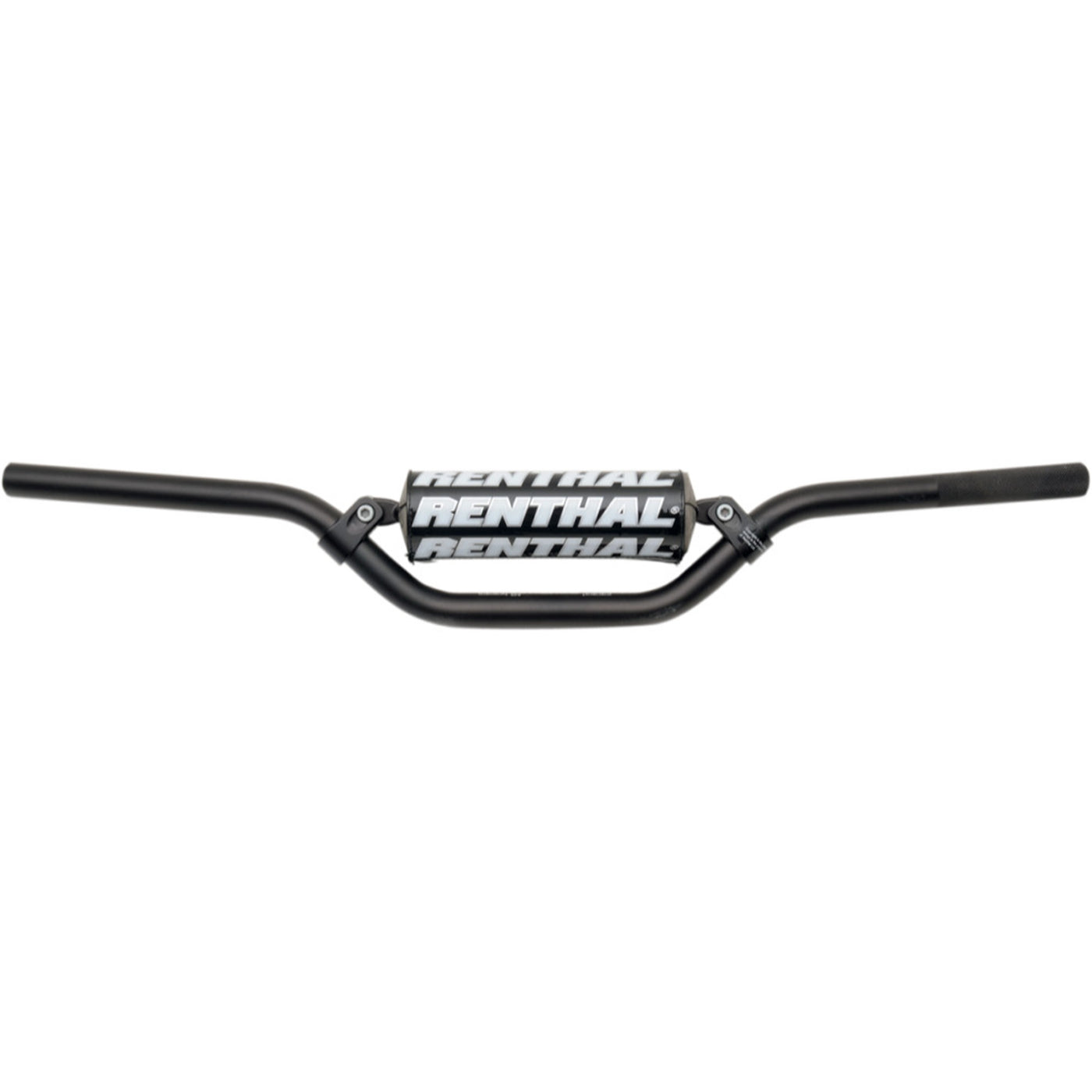 Renthal 7/8" Handlebars - 50SX Black - Front View