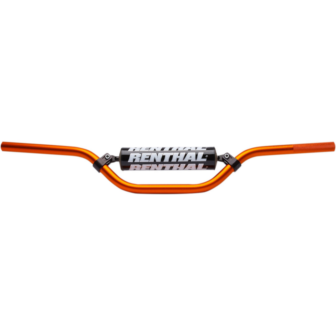 Renthal 7/8" Handlebars - 50SX Orange - Front View