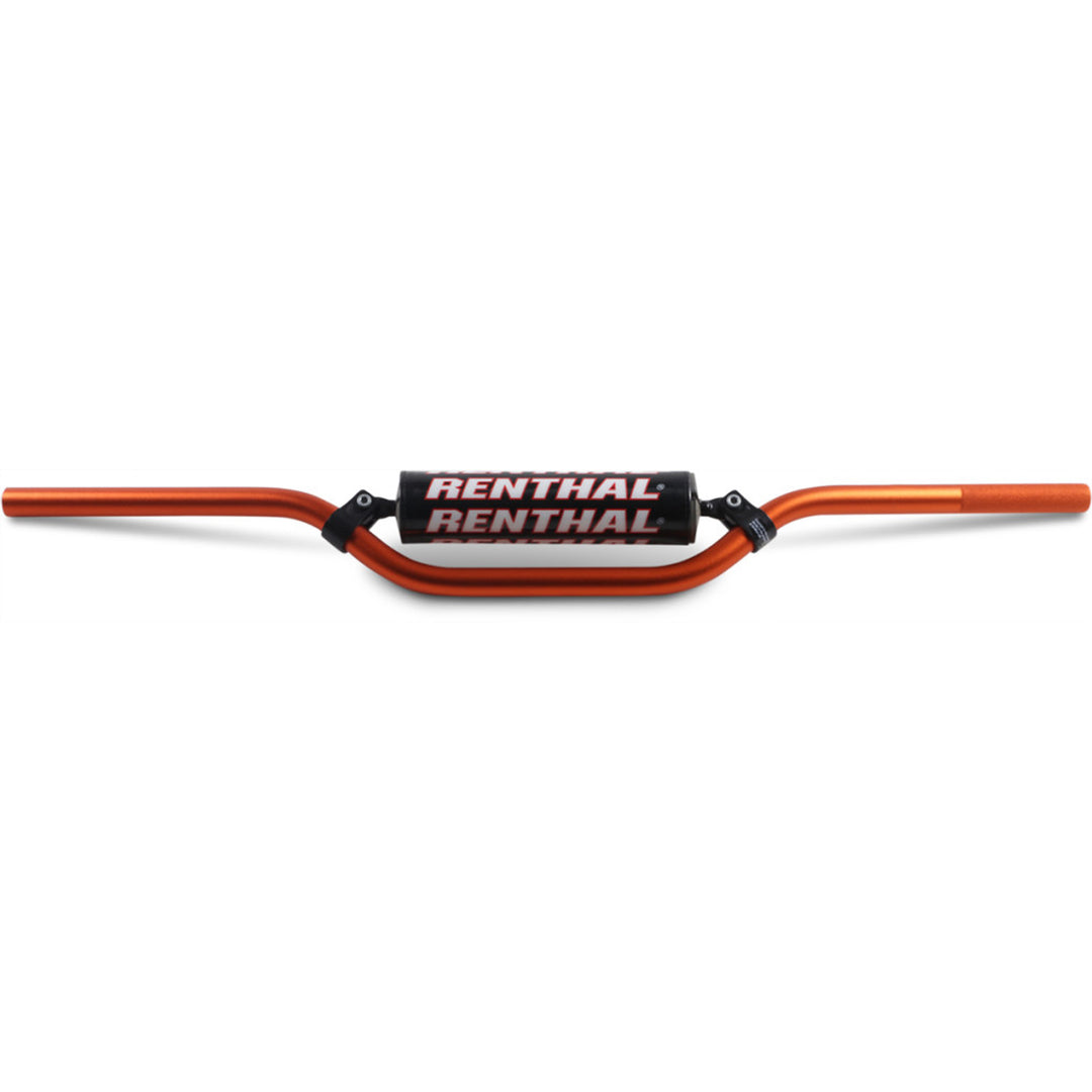 Renthal 7/8" Handlebar - 85SX Orange - Front View