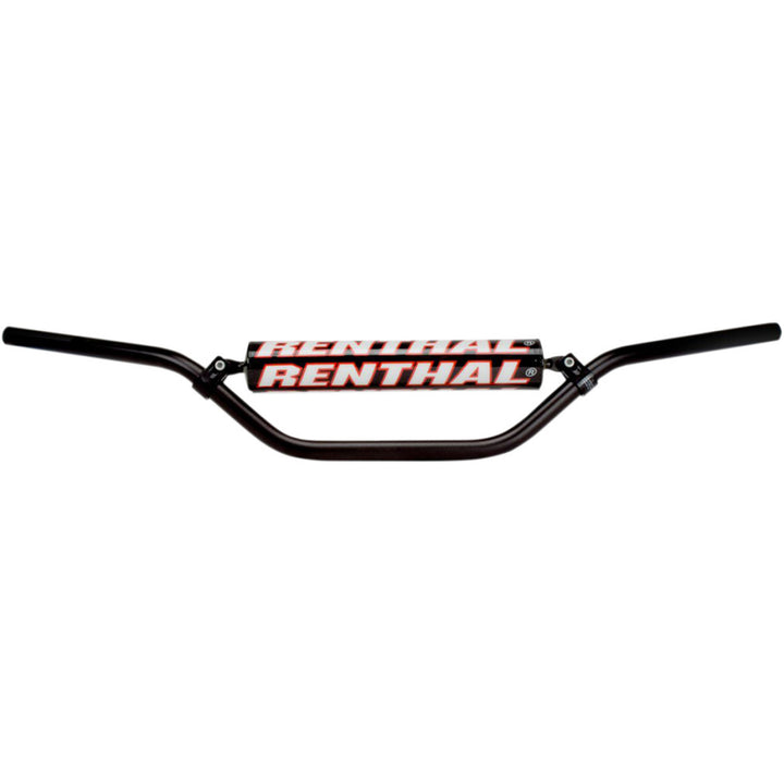 Renthal 7/8" Handlebars - Enduro High Black - Front View