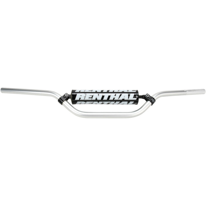 Renthal 7/8" Handlebars - RC High Silver - Front View