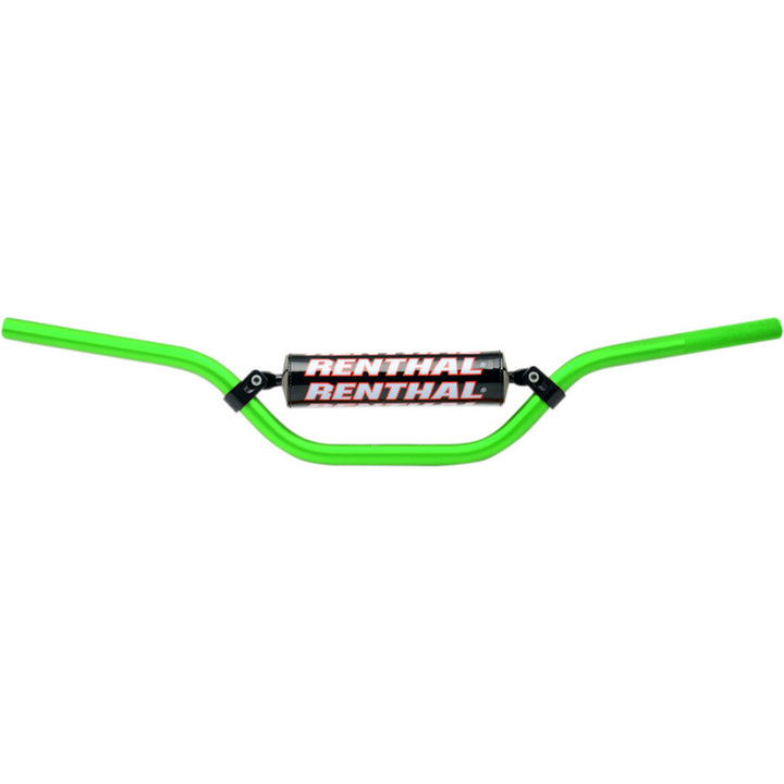 Renthal 7/8" Handlebars - RC Mini/85cc Green - Front View