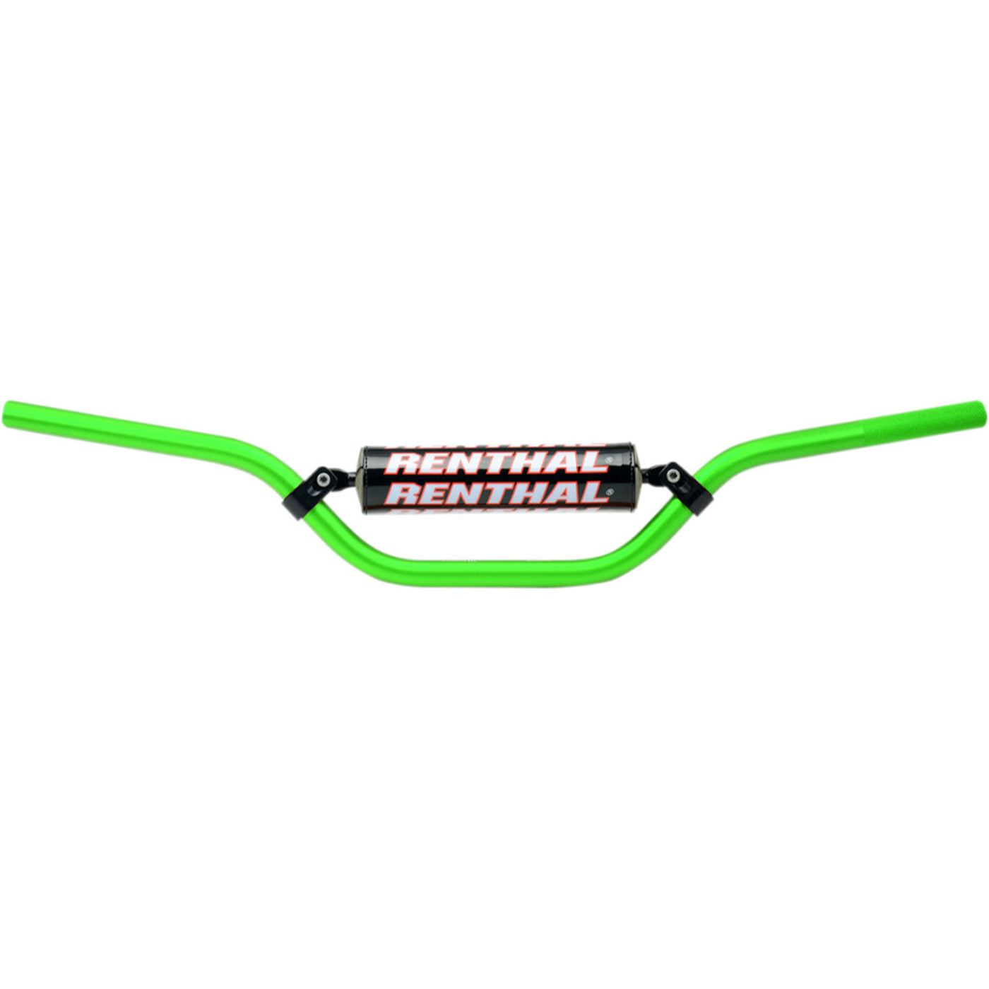 Renthal 7/8" Handlebars - RC Mini/85cc Green - Front View