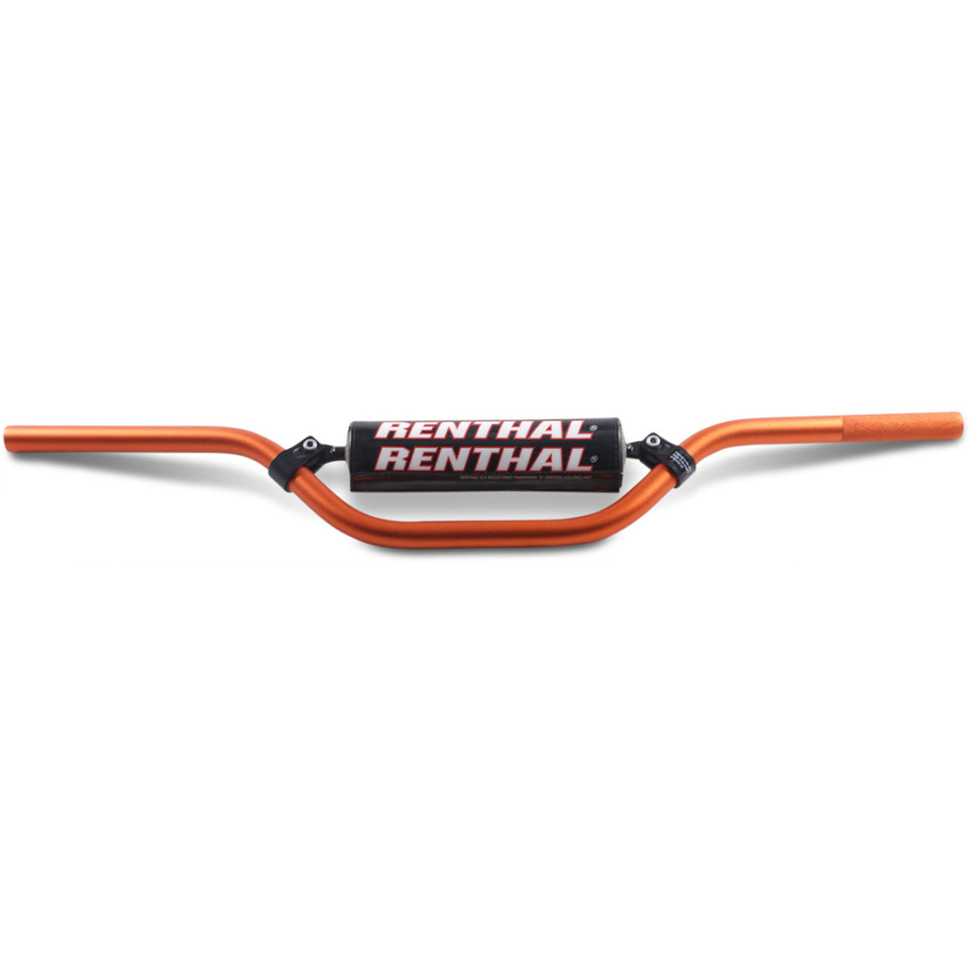 Renthal 7/8" Handlebars - RC Mini/85cc Orange - Front View