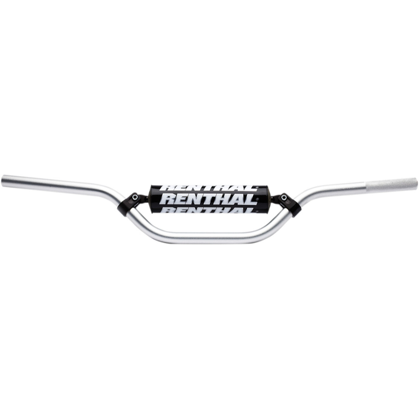 Renthal 7/8" Handlebars - RC Mini/85cc Silver - Front View