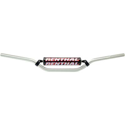 Renthal 7/8" Handlebars - RC Silver - Front View