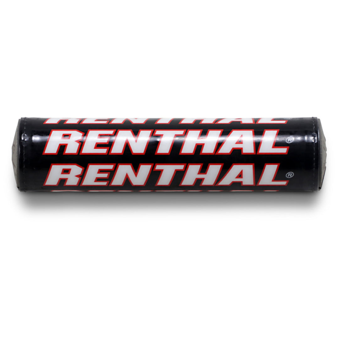 Renthal SX Crossbar Pad - 8" Black/Red - Front View