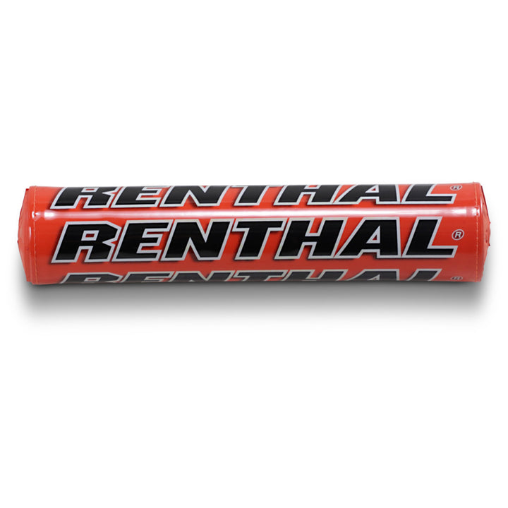 Renthal SX Crossbar Pad - 9 1/2" Limited Edition Orange - Front View