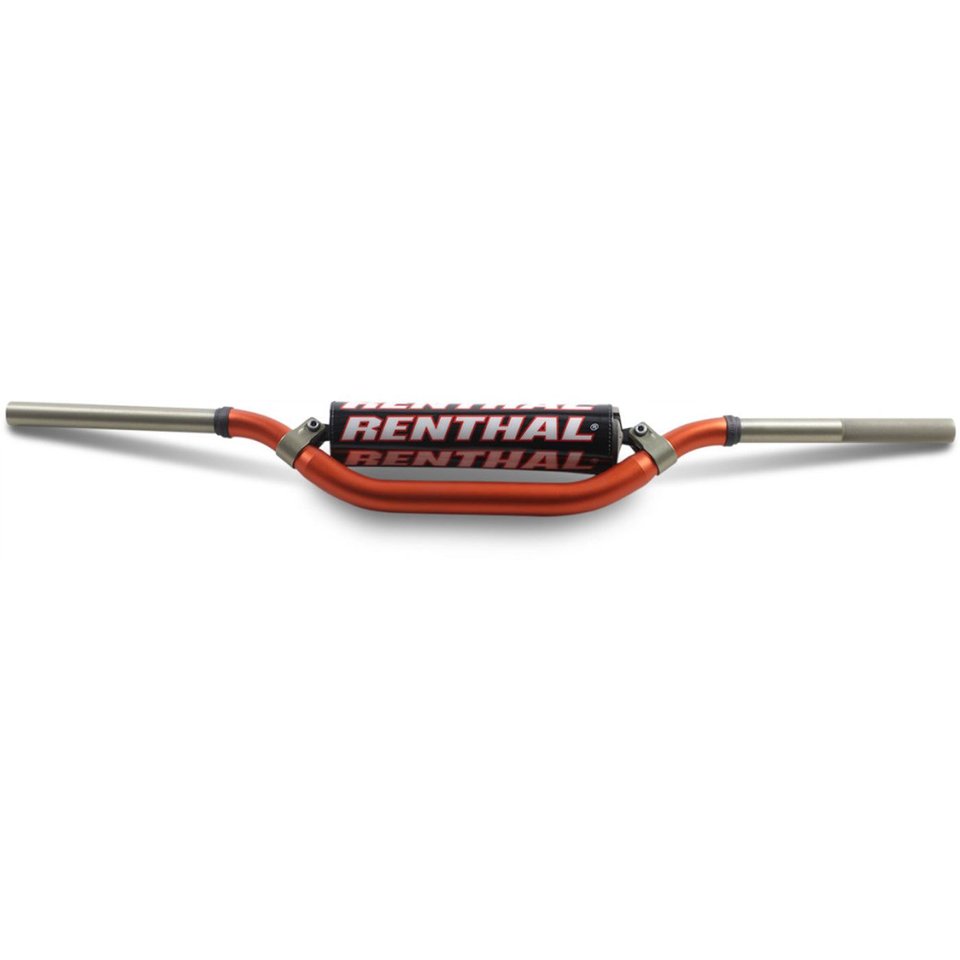 Renthal Twinwall Handlebars - KTM High Orange - Front View