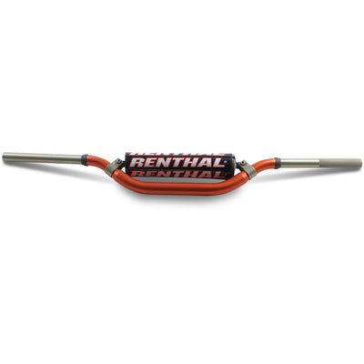 Renthal Twinwall Handlebars - KTM High Orange - Front View