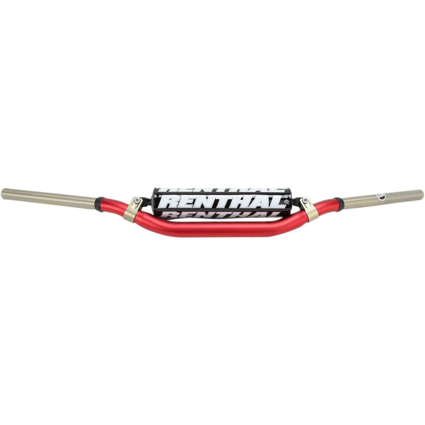 Renthal Twinwall Handlebars - McGrath/Short Red - Front View