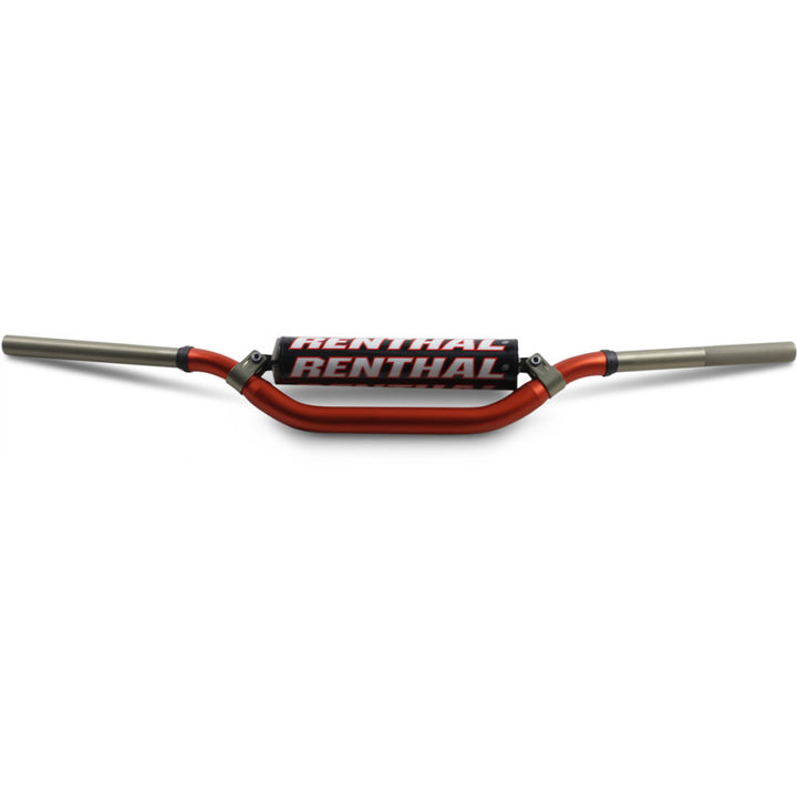 Renthal Twinwall Handlebars - RC Orange - Front View