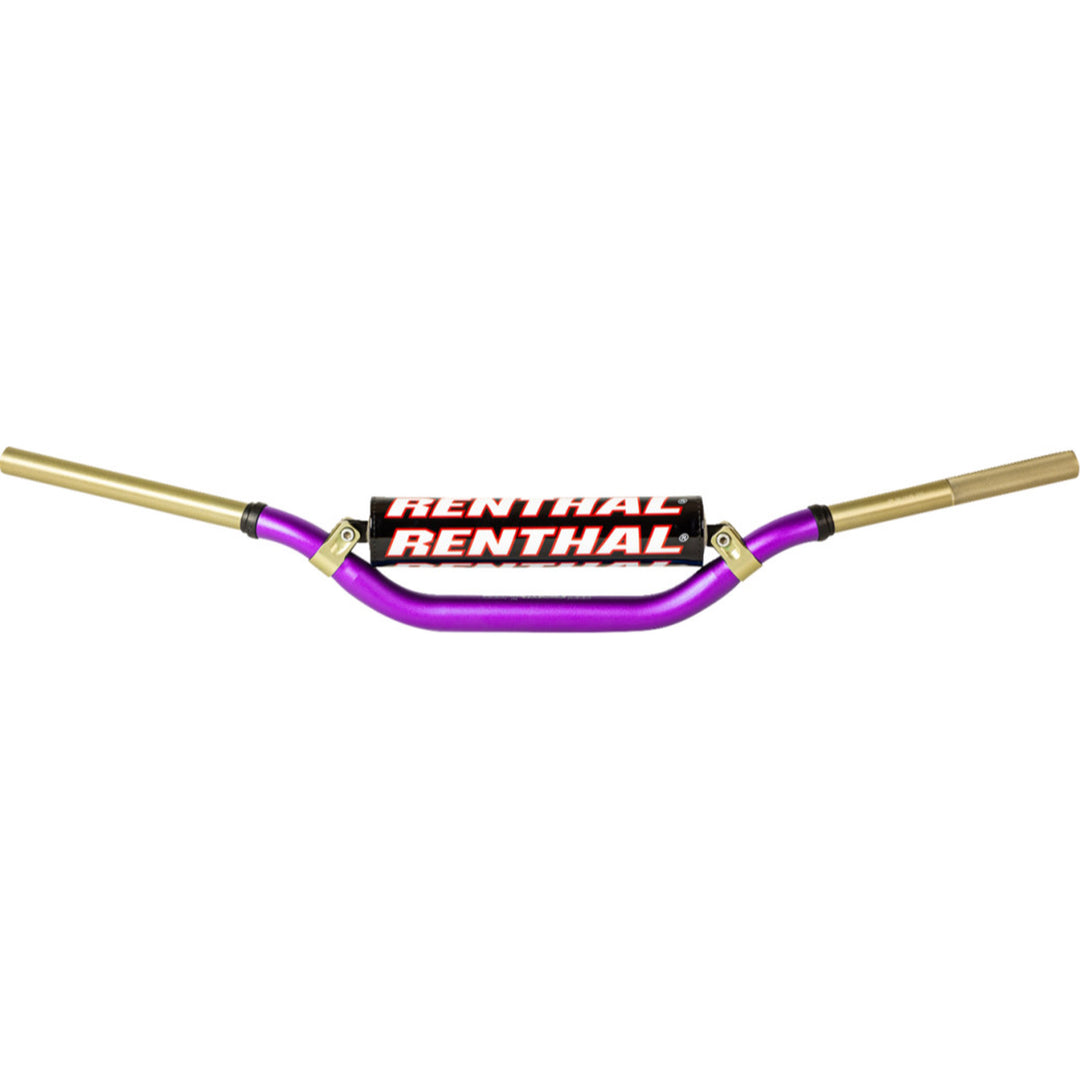 Renthal Twinwall Handlebars - RC Purple -  Front View
