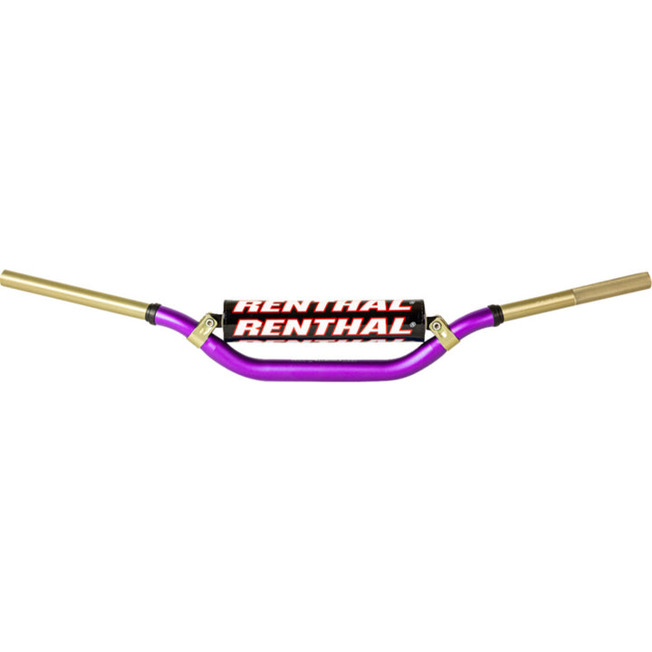 Renthal Twinwall Handlebars - RC Purple -  Front View