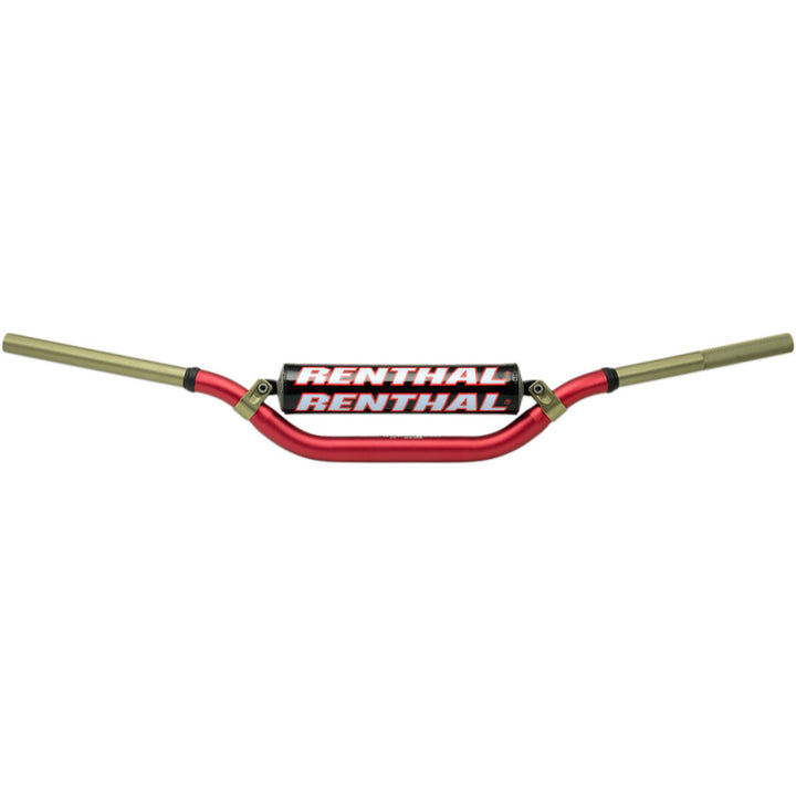 Renthal Twinwall Handlebars - RC Red - Front View
