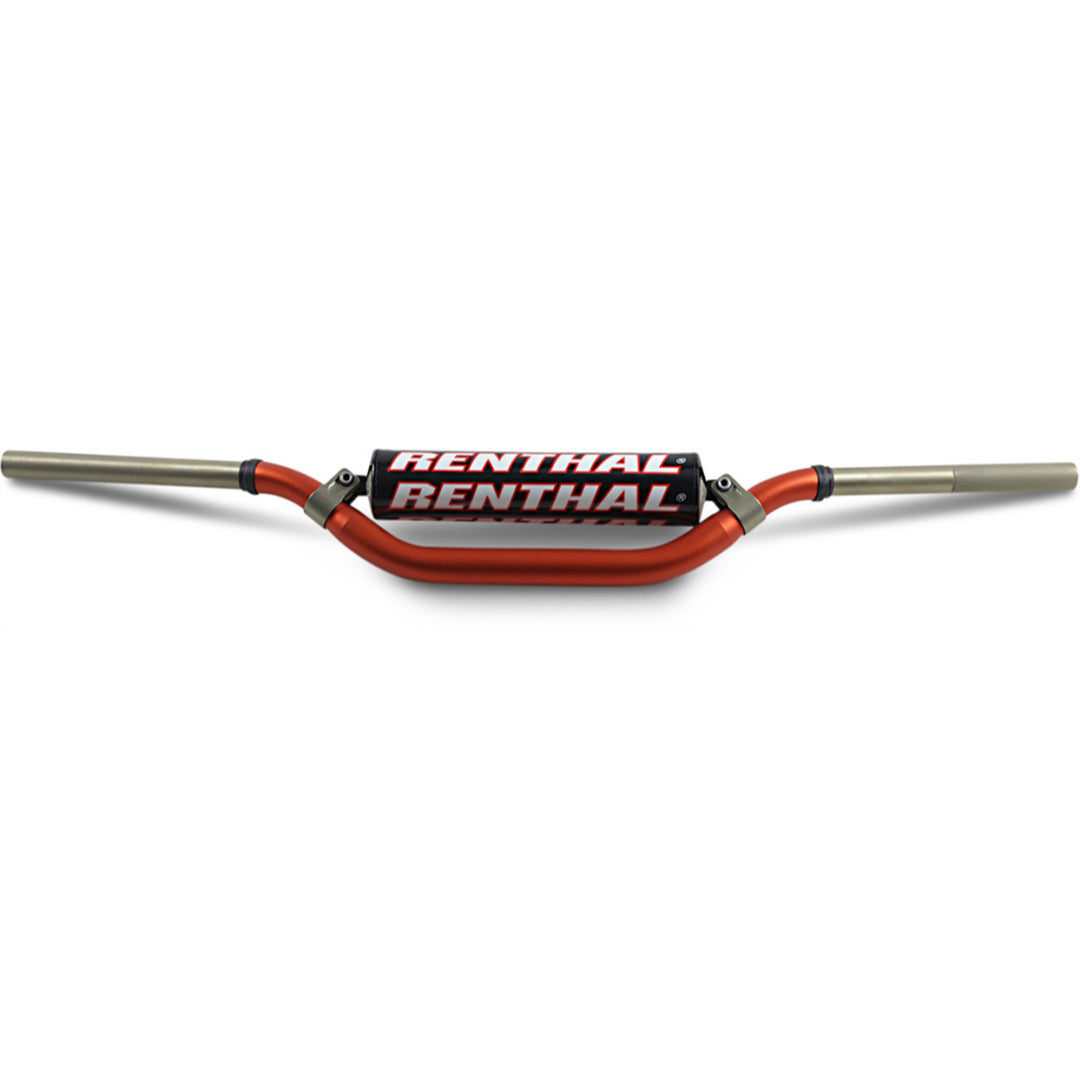 Renthal Twinwall Handlebars - Reed/Windham Orange - Front View