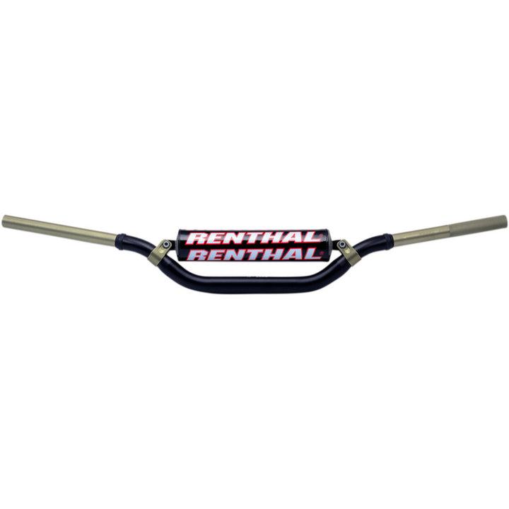 Renthal Twinwall Handlebars - Villopoto/Stewart/'19 CRF Black - Front View