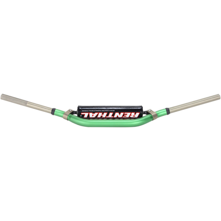 Renthal Twinwall Handlebars - Villopoto/Stewart/'19 CRF Green - Front View