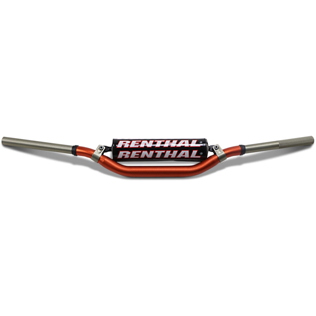 Renthal Twinwall Handlebars - Villopoto/Stewart/'19 CRF Orange - Front View