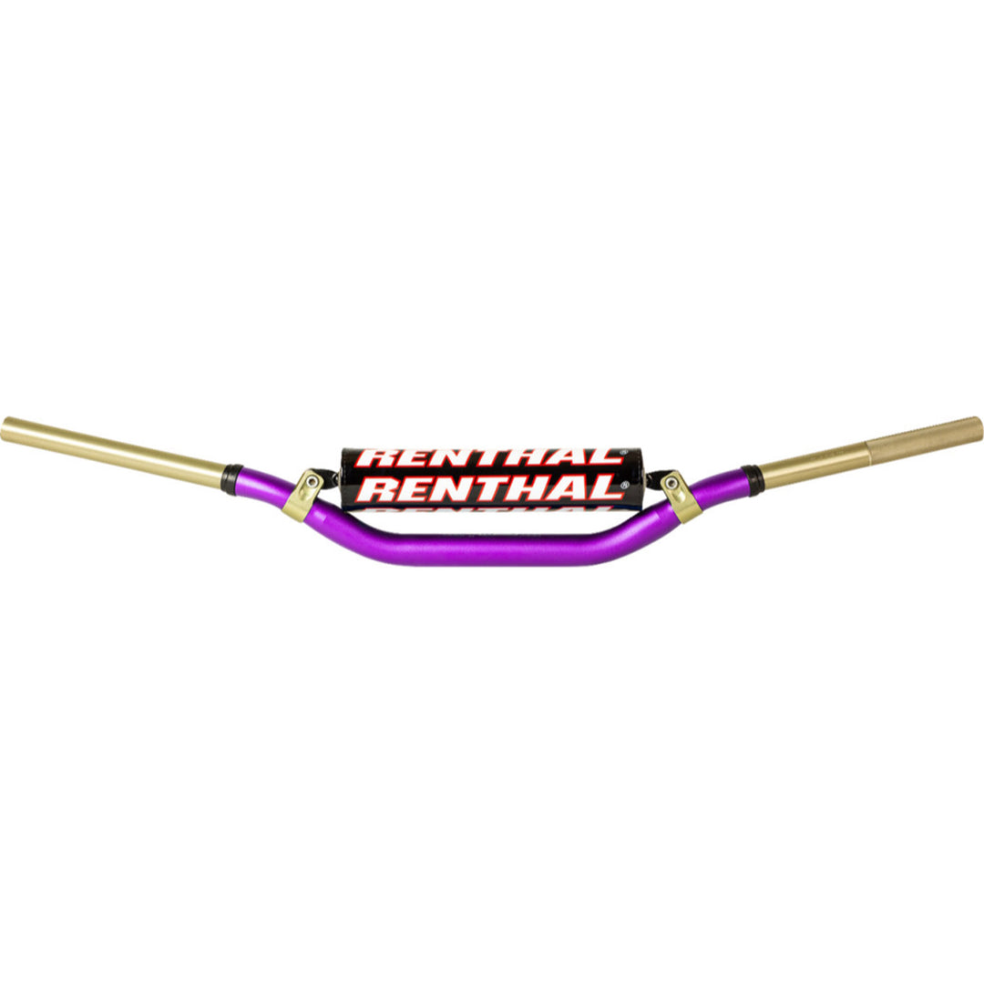 Renthal Twinwall Handlebars - Villopoto/Stewart/'19 CRF Purple - Front View