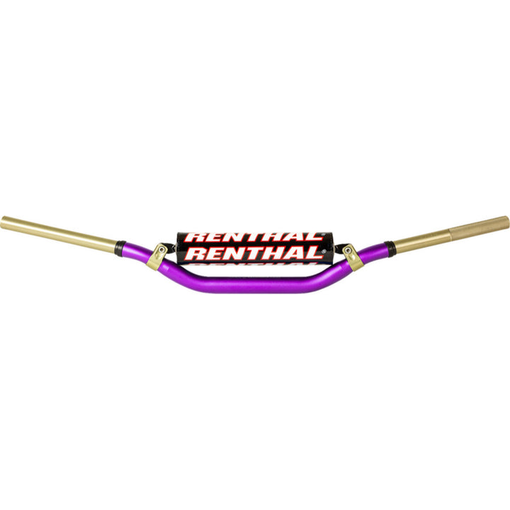 Renthal Twinwall Handlebars - Villopoto/Stewart/'19 CRF Purple - Front View