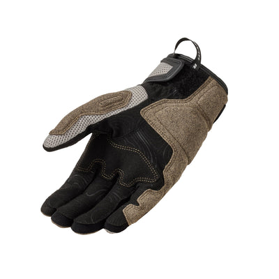 REV'IT! Cavern Gloves Sand-Black - Palm View