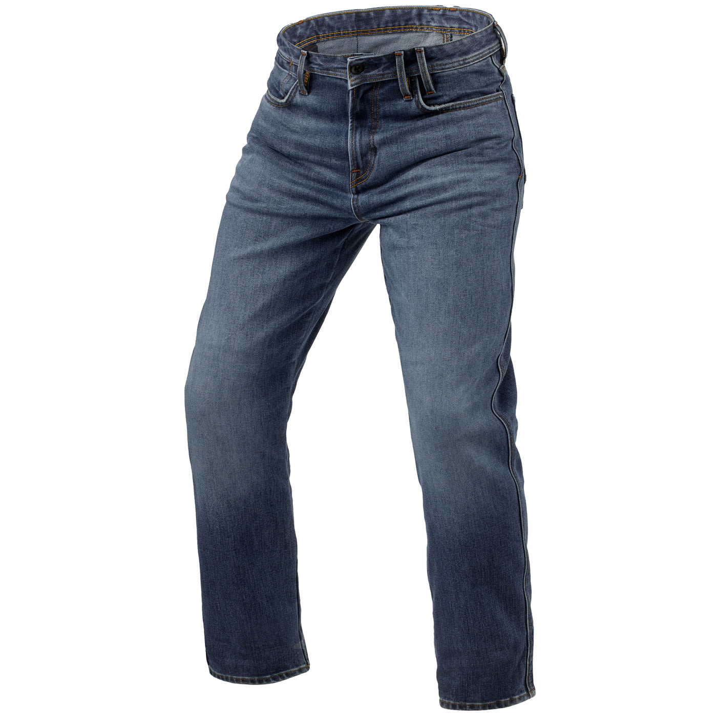 REV'IT! Lombard 3 RF Jeans Medium Blue Stone - Front View