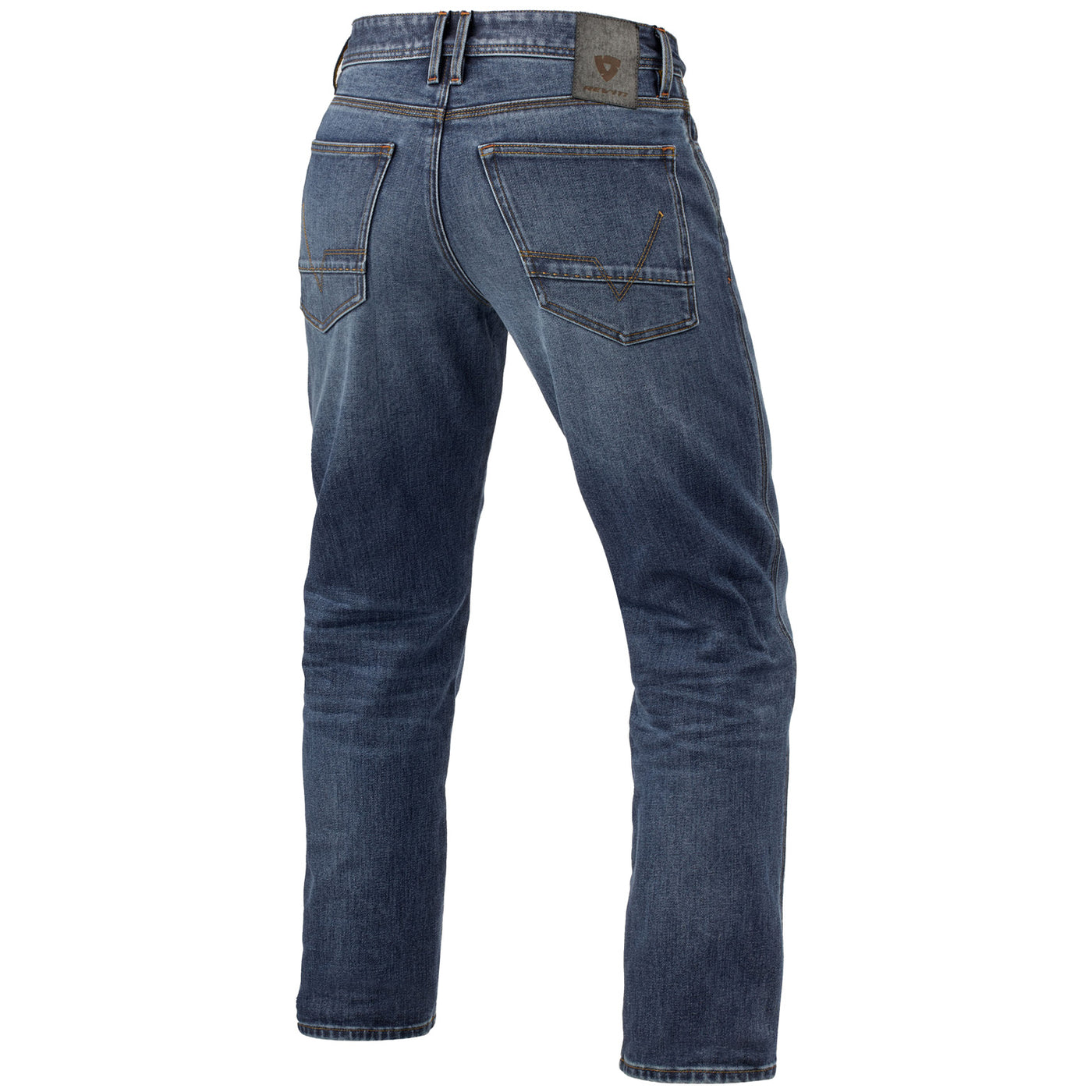 REV'IT! Lombard 3 RF Jeans Medium Blue Stone - Rear View