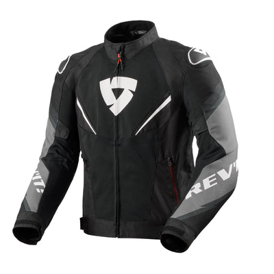 REV'IT! Quantum 3 Air Jacket Black-White - Front View