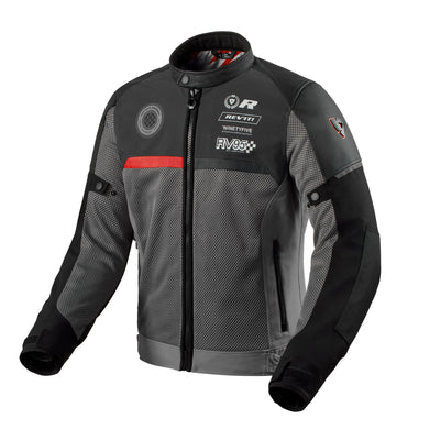 REV'IT! Swiftblade Jacket Black-Red - Front View