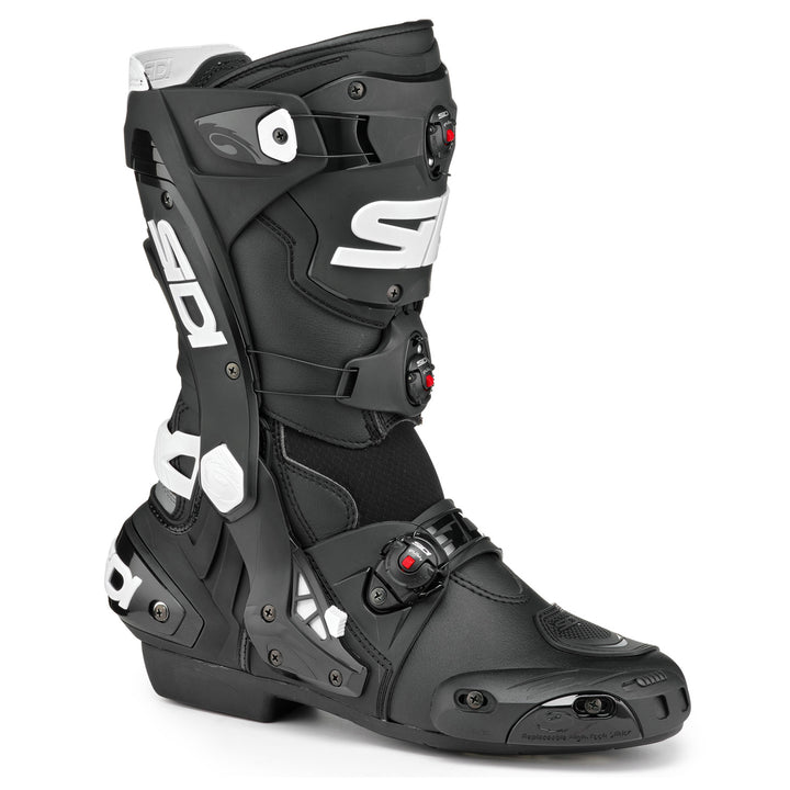 Sidi Rex Air Boots Black/White - Front Side View