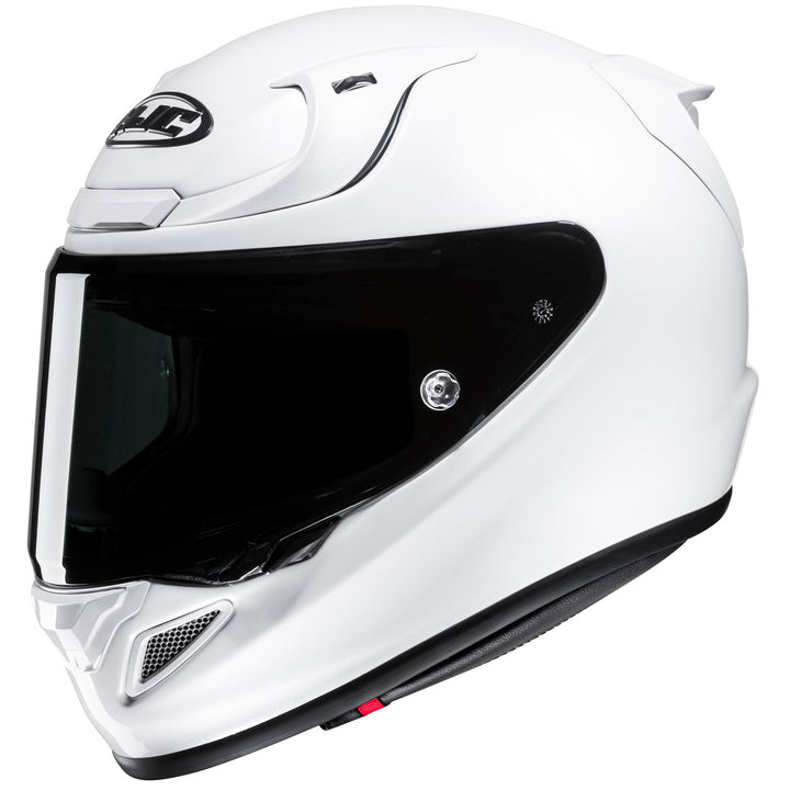 HJC RPHA 12 Solid Helmet White - Front Side View