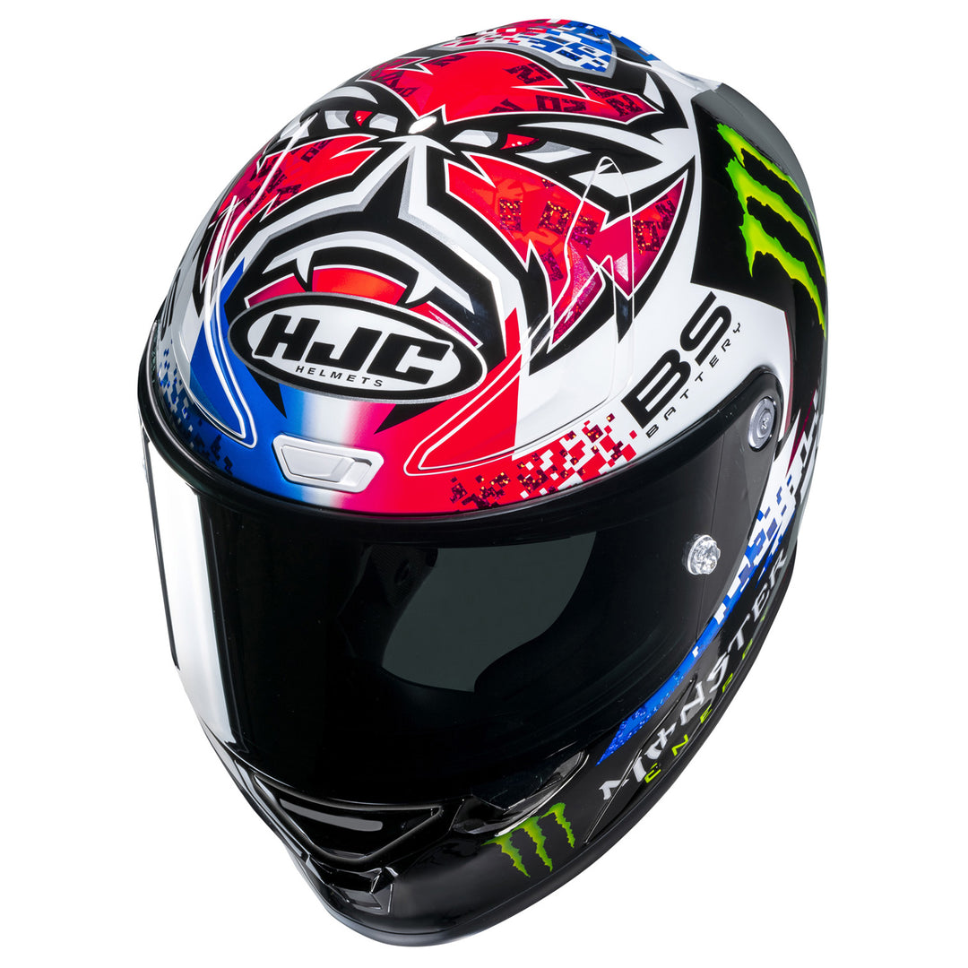 HJC RPHA 1N Quartararo Le Mans Helmet - Top Left Side View